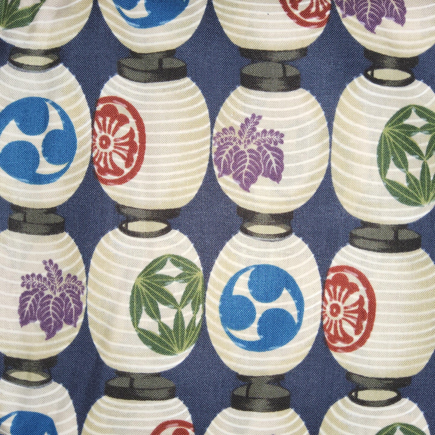 Michael Miller Kamakura Lanterns on Navy CX3067 *