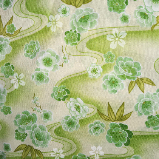 Max New - Blossoms and waves - Green Olive ( Japanese) *