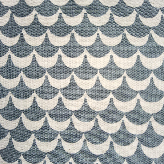 Ellen Luckett Baker - Stamped - Scallops - Grey JG41500 B20 KOKKA (Heavyweight) *