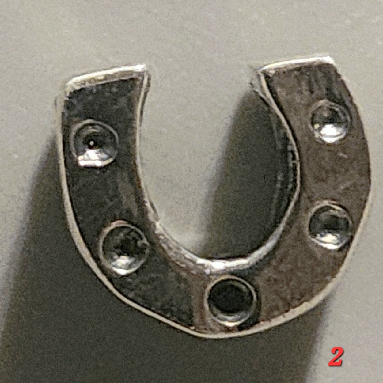 Sterling Silver Horseshoe (Pandora-style) bead