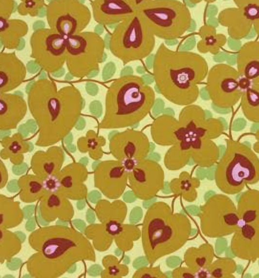 Amy Butler - Lotus - Morning Glory - Mustard AB14
