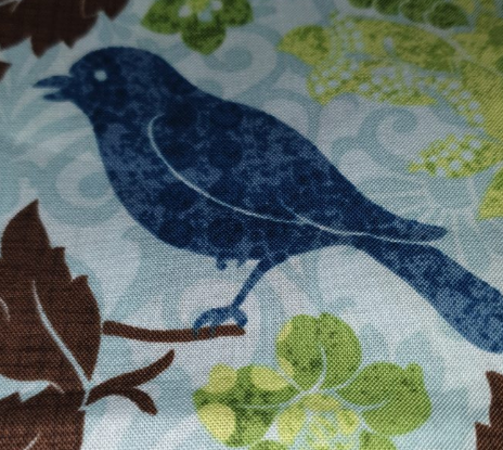 Hoffman Mercer St bird and foliage E560