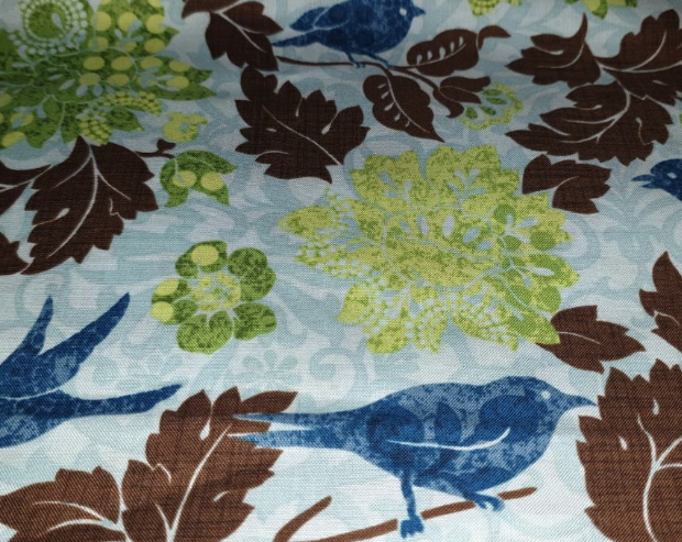 Hoffman Mercer St bird and foliage E560