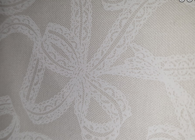 Timeless Treasures White tone on tone bows D#HUE-C9633