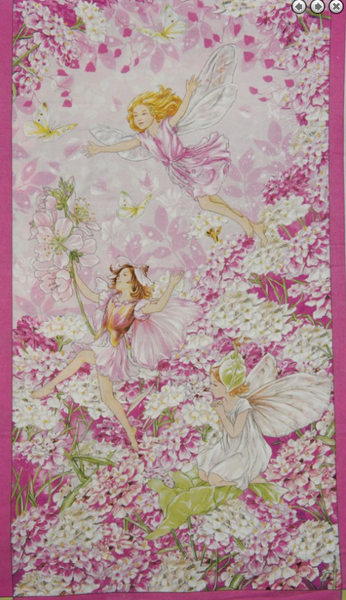 THE PETAL FAIRY panel - FLOWER FAIRIES  CICELY MARY BARKER DC5110