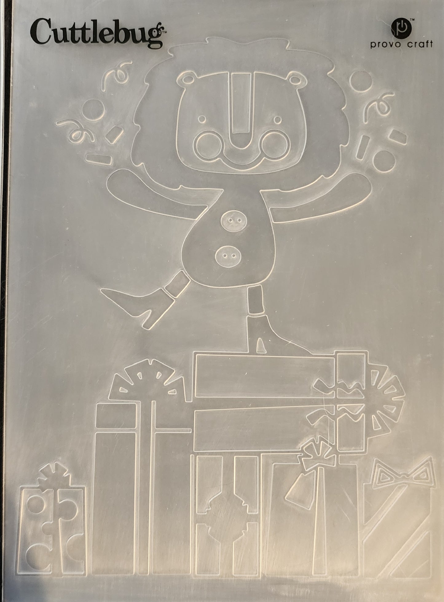 Cuttlebug 4 pack Birthday Bash embossing folders