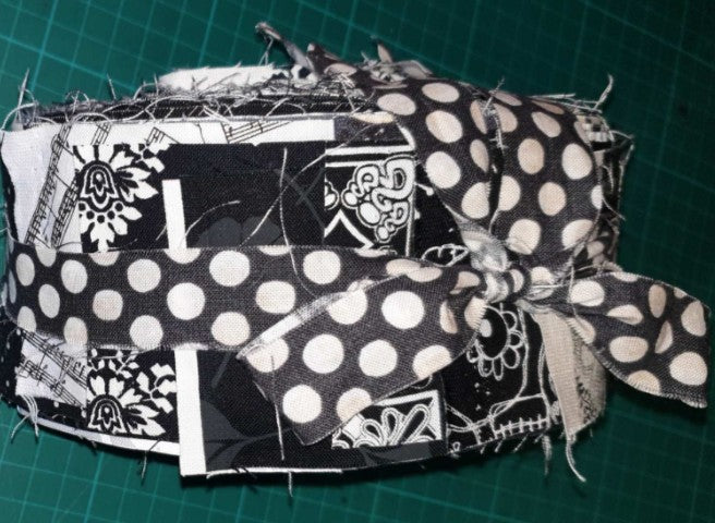 Black White Grey Jelly Roll - 40 pieces