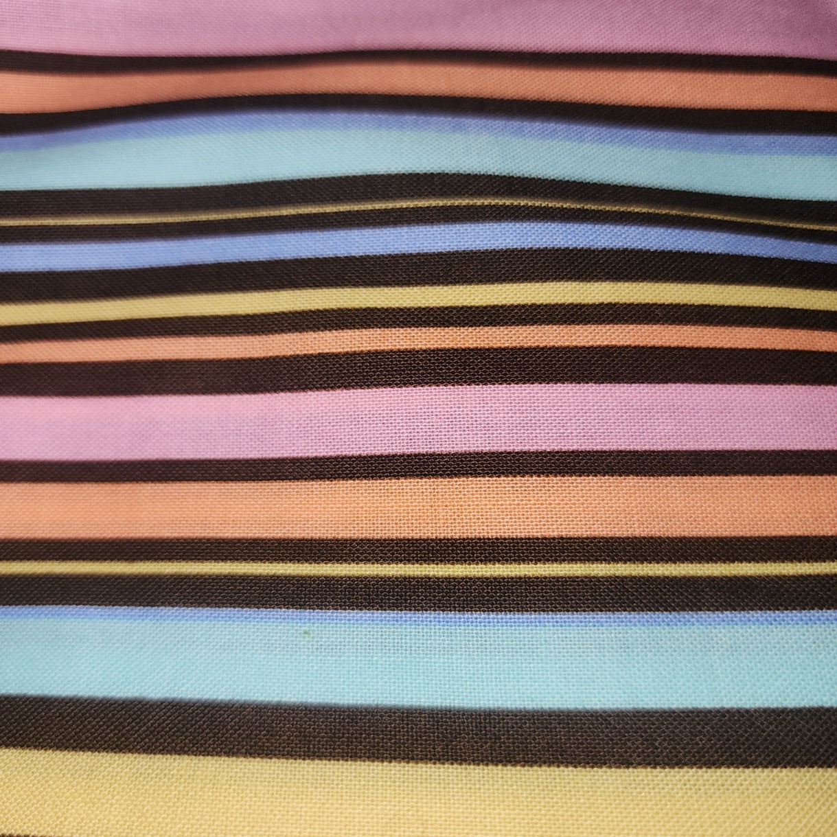 Michael Miller Cha Cha Stripe C-1684 Pink Blue Orange Brown Lemon