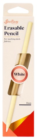 Erasable Pencil 1mm white - Sew Easy Brand