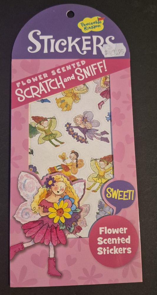 Flower scented stickers