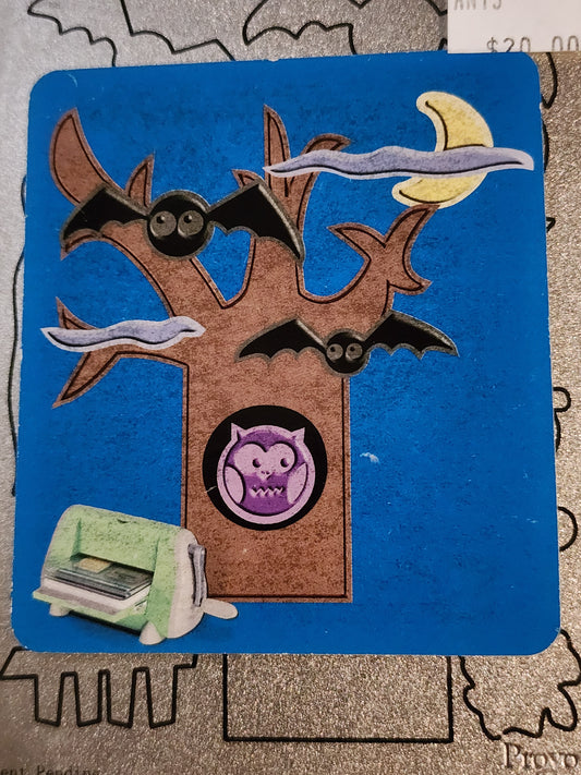 Cuttlebug Cut & Emboss Die and Embossing folder Disney Halloween 37-1743
