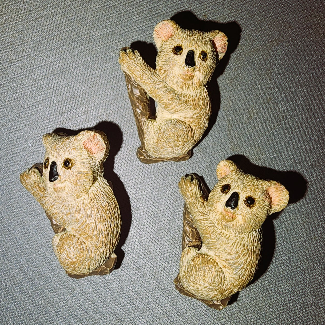 Koala button 3D (handpainted) 3cm high 2704111