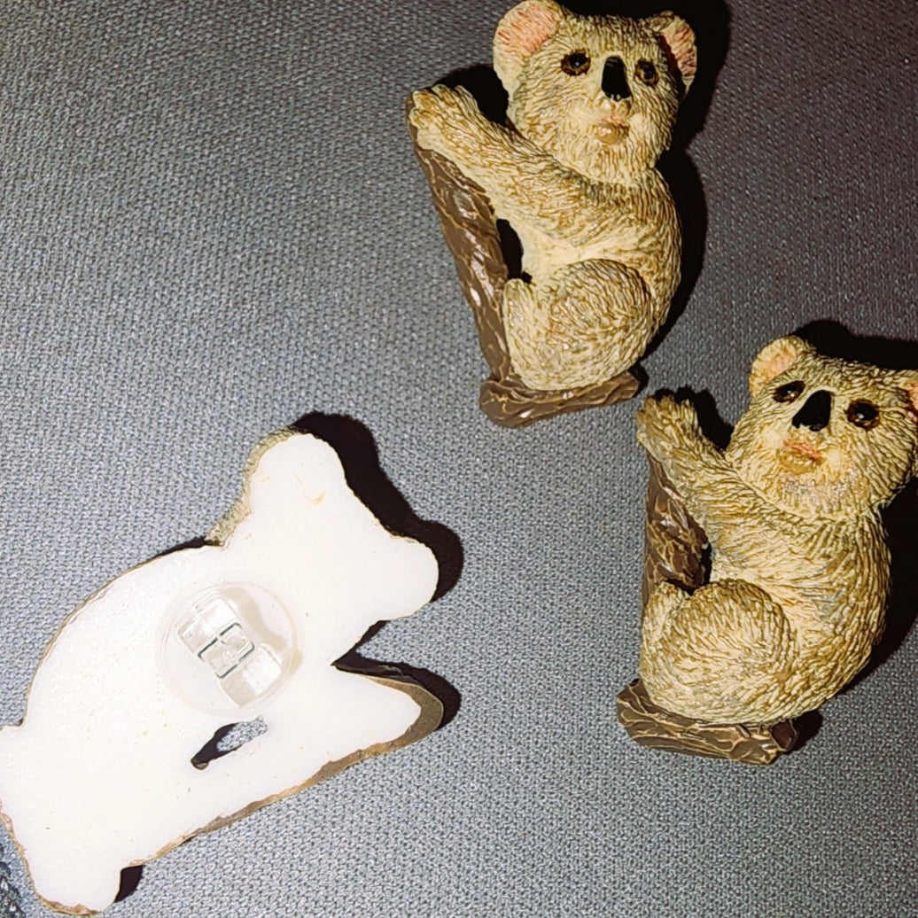 Koala button 3D (handpainted) 3cm high 2704111