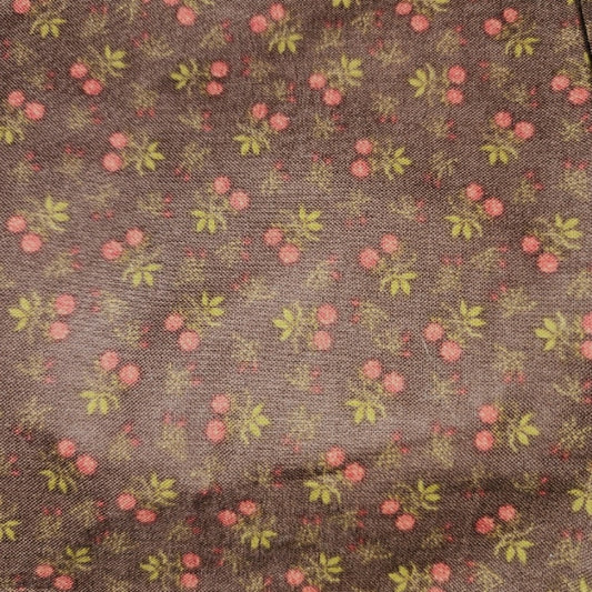 Oak Leaves & Reel by Terry Clothier Thompson chocolate berries #8069