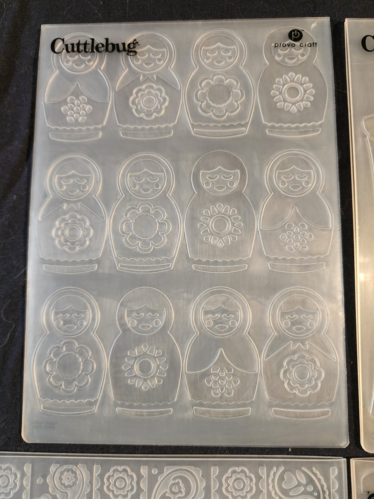 Cuttlebug 4 pack Paisley embossing folders
