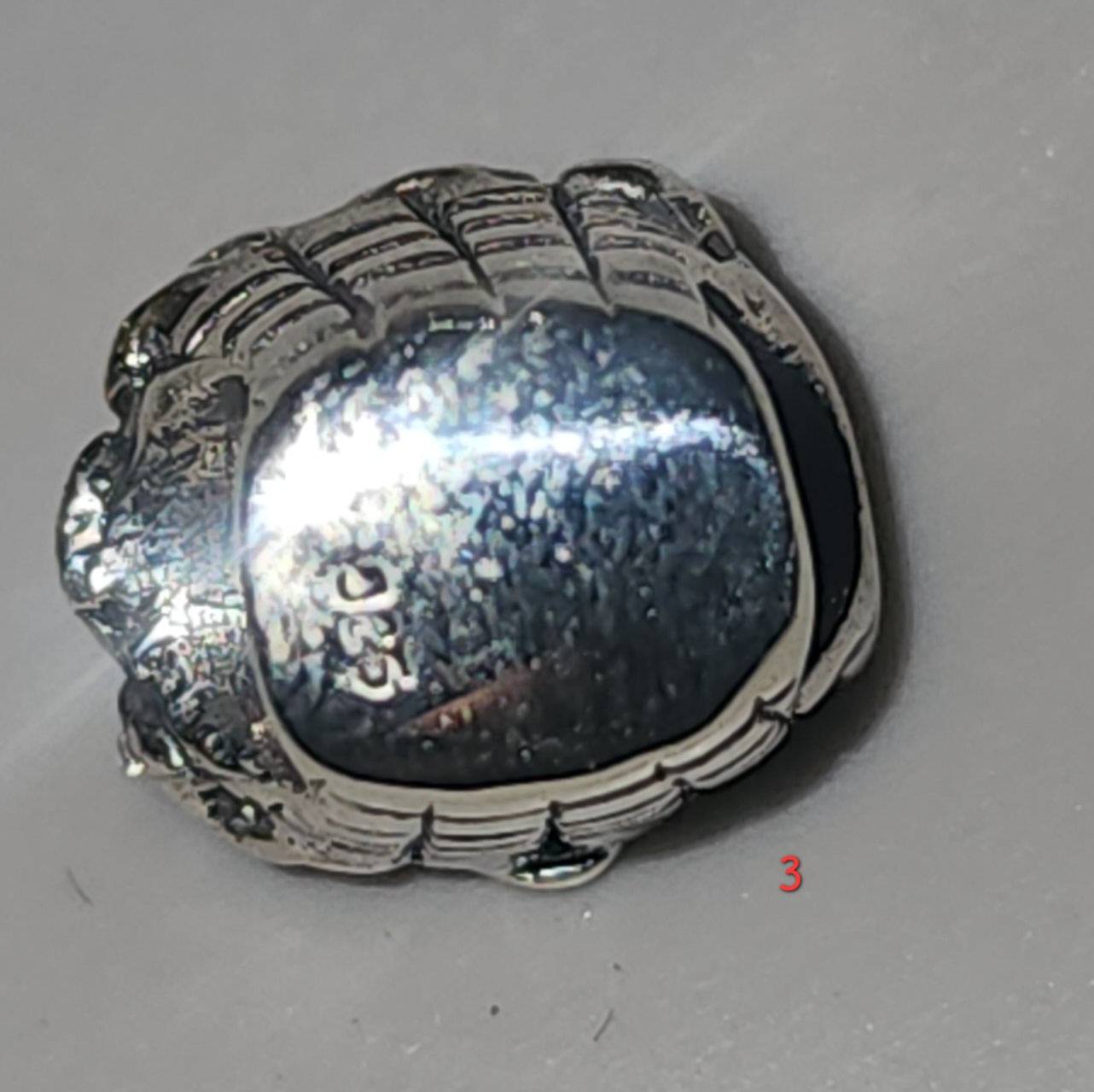 Sterling Silver flower basket Pandora-Style bead