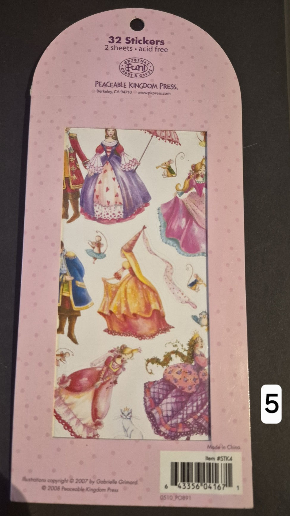 Pretty Princess stickers