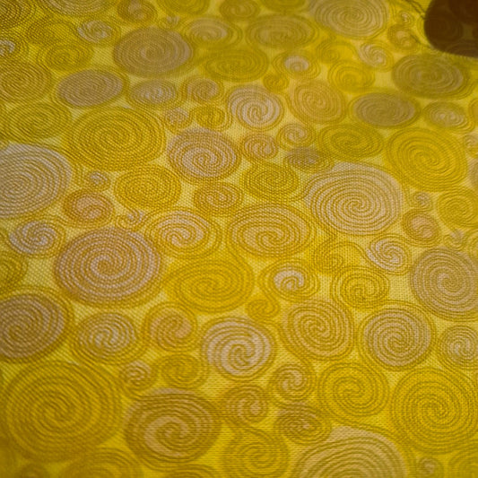 Prism by Fun Quilts Yellow Swirls