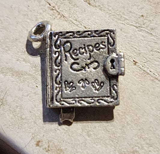 Recipe Book charm