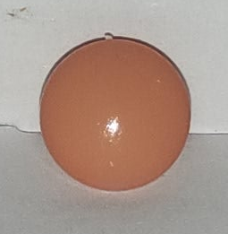 Dome button terracotta 0.5cm (shank)