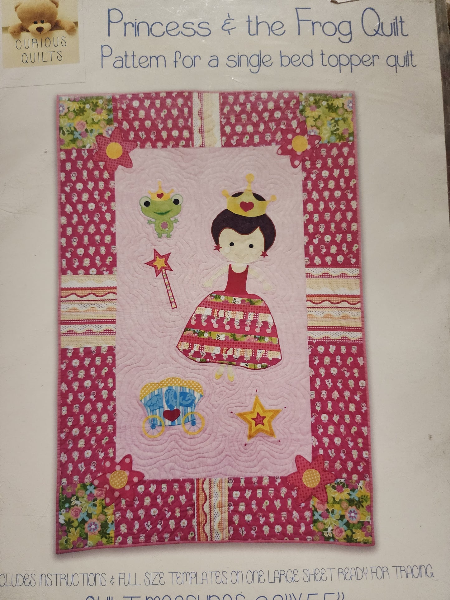 Princess & the Frog Quilt Pattern by Curious Quilts