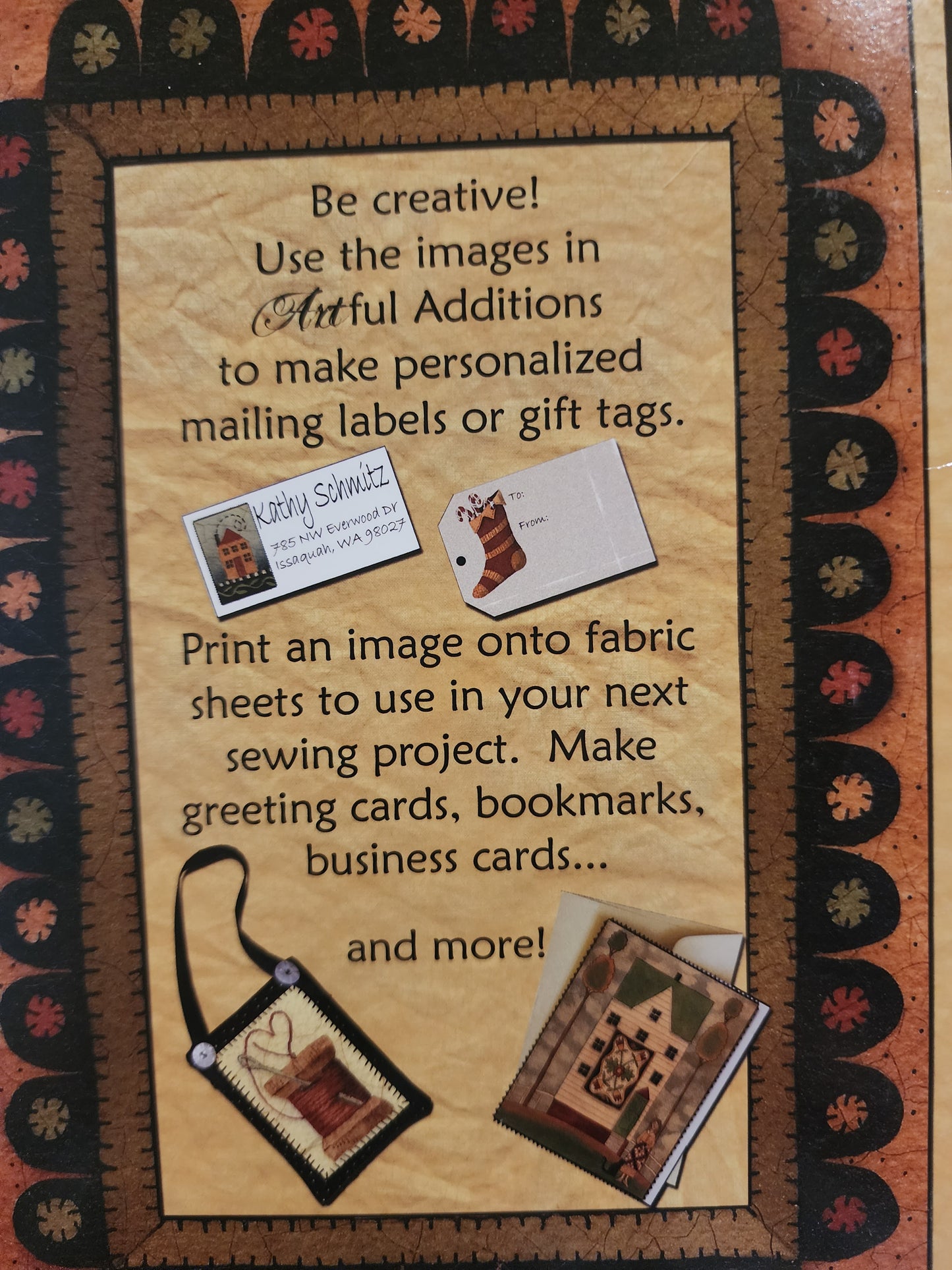 Artful Additions Clip Art CD -  Kathy Schmitz