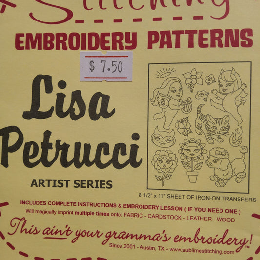 Lisa Petrucci by Sublime Stitching Iron-on transfers for Embroidery *