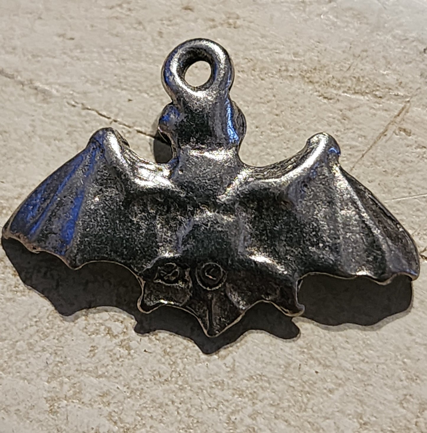 Metal Flying Bat Charm