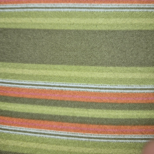 Amy Butler - Cozy - Bermuda Stripe Flannel - Green