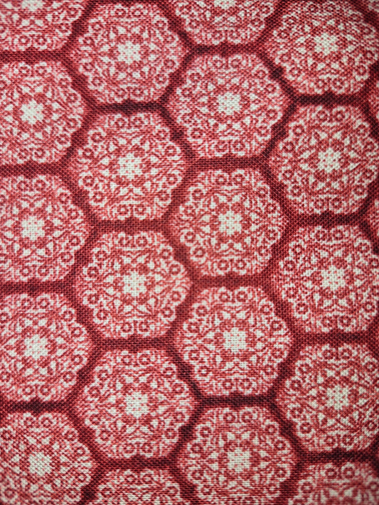 Homespun Holidays Red Medallions (Christine Adolph for VIP) 45735 R