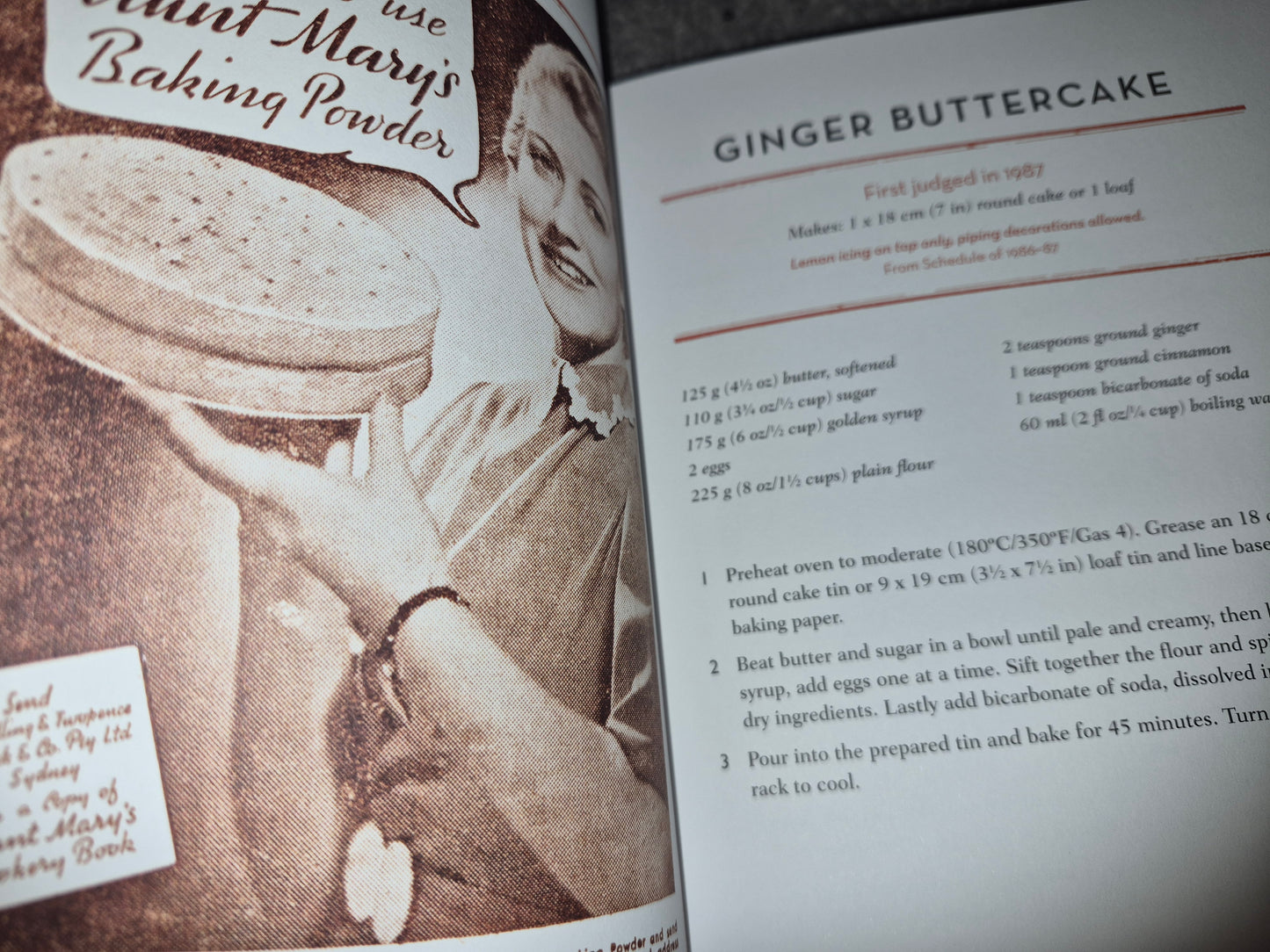 Jam drops and marble cake recipe book