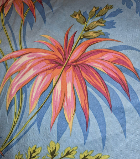 Amy Butler - Ginger Bliss- tropical hibiscus peach D987