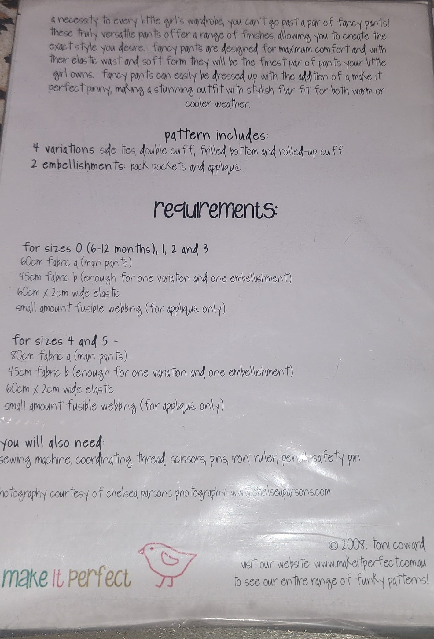 Fancy Pants by Make it Perfect