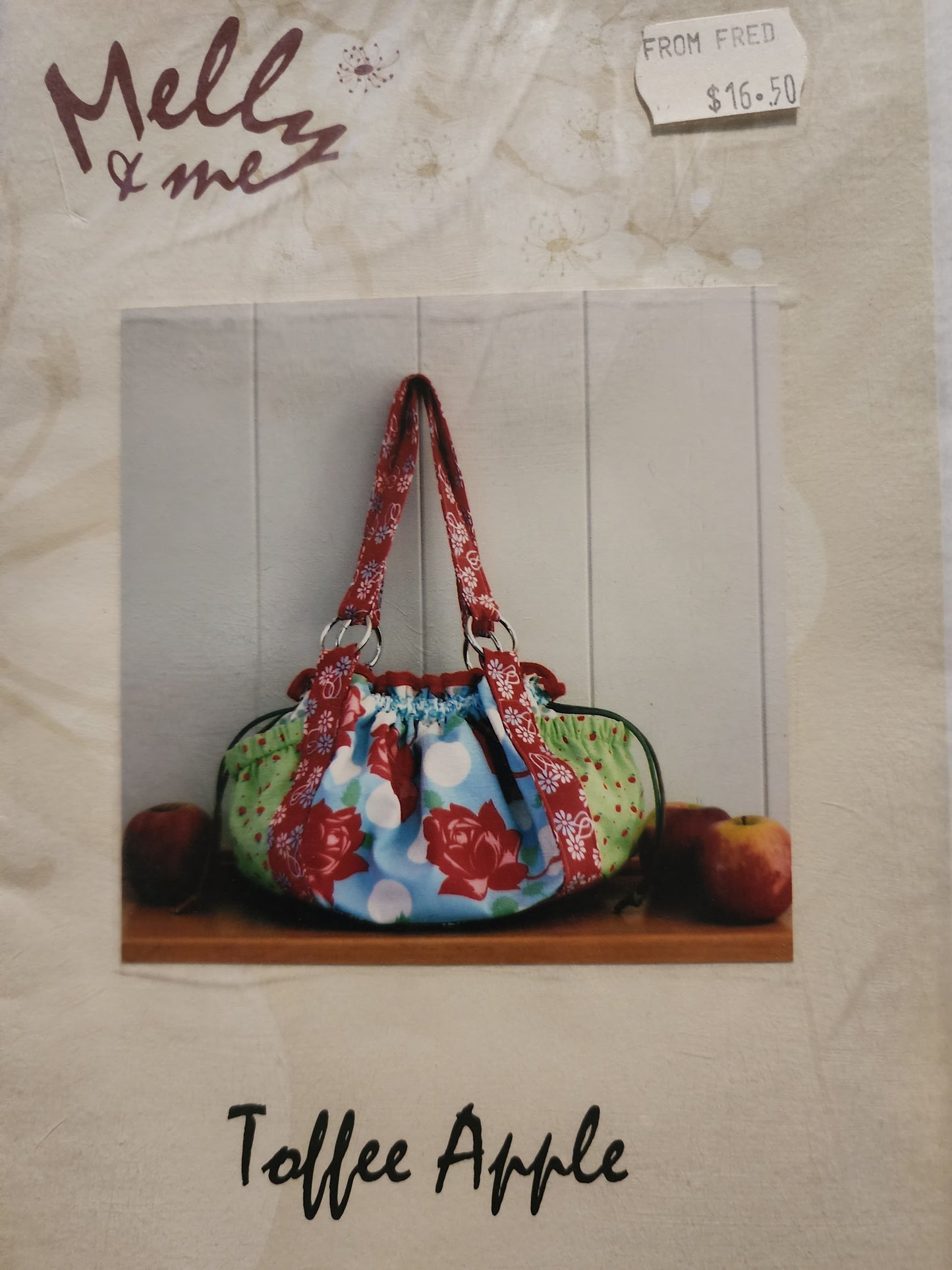 Toffee Apple bag pattern by Melly & Me MO37 *