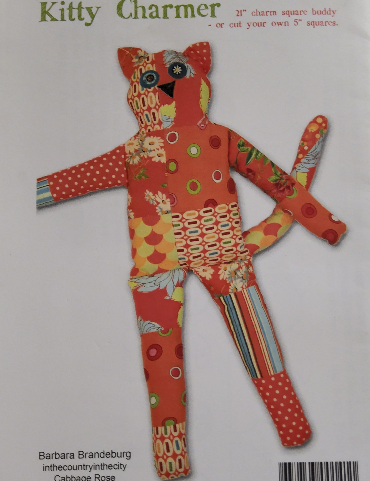 Kitty Charmer Pattern and Kitty Girl Pattern 141-KG (by Inthecountryinthecity) Barbara Brandeburg