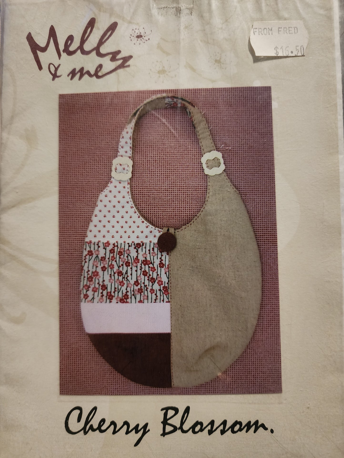Cherry Blossom bag pattern by Melly & Me *