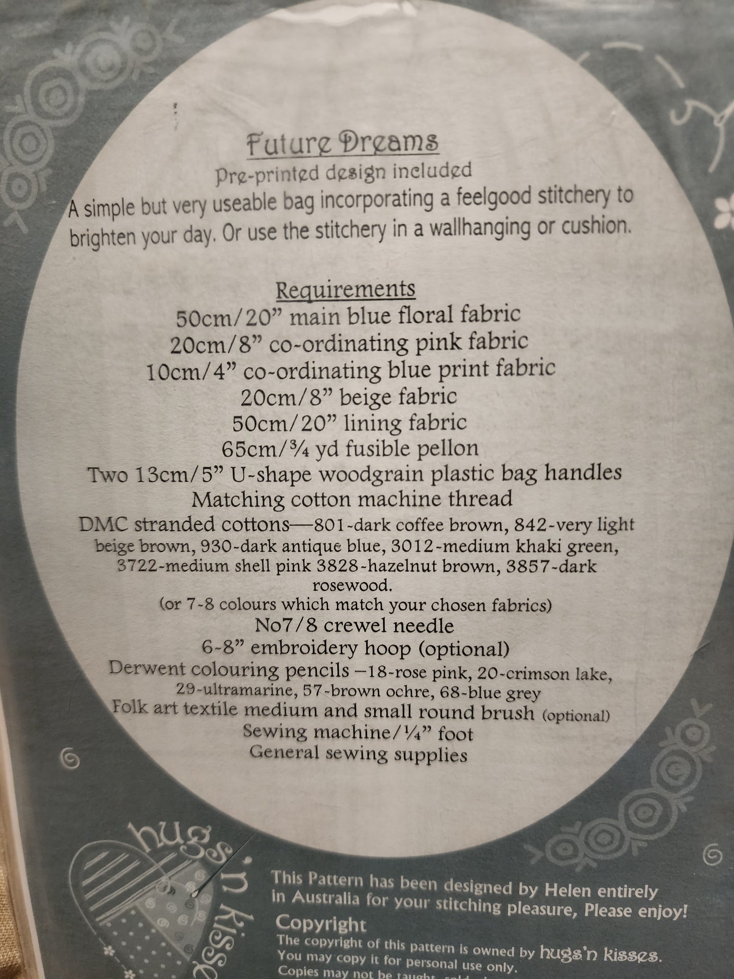 Future dreams bag pattern by Hugs 'n Kisses *