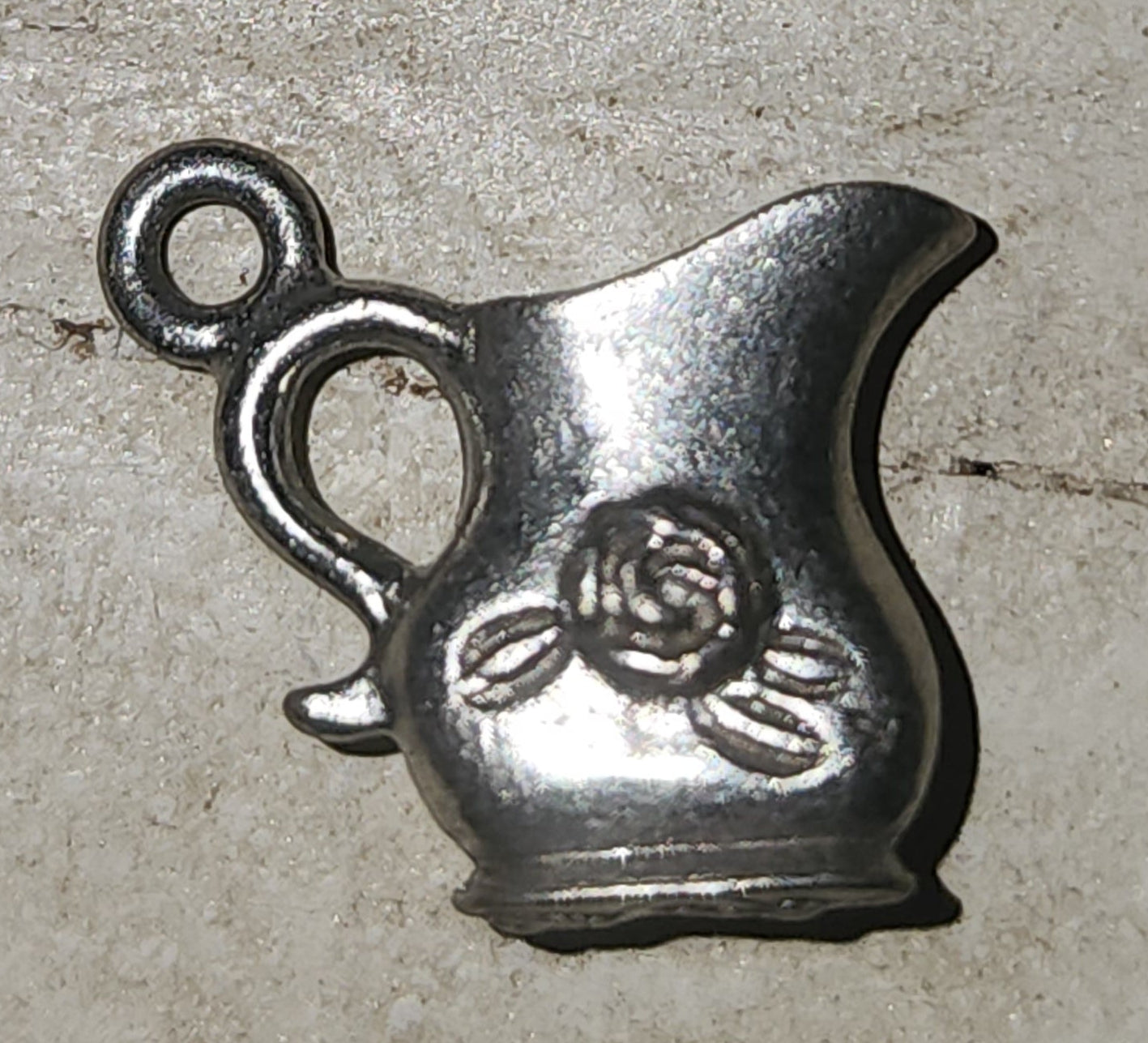 Metal Creamer Milk Jug Charm