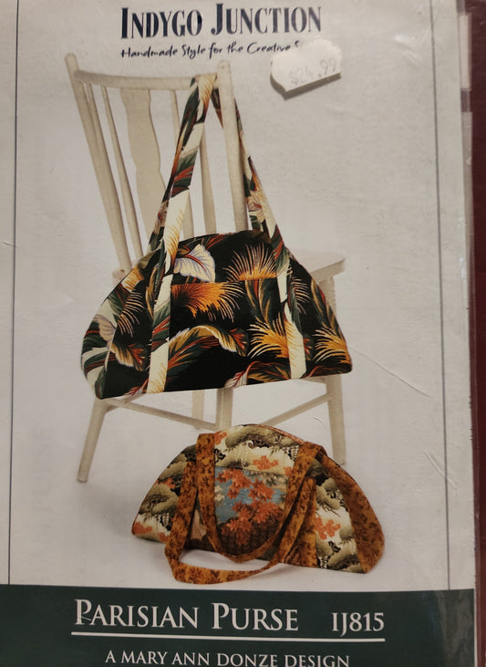 Parisian Purse Pattern by Indygo Junction IJ815 (a Mary Ann Donze Design) *