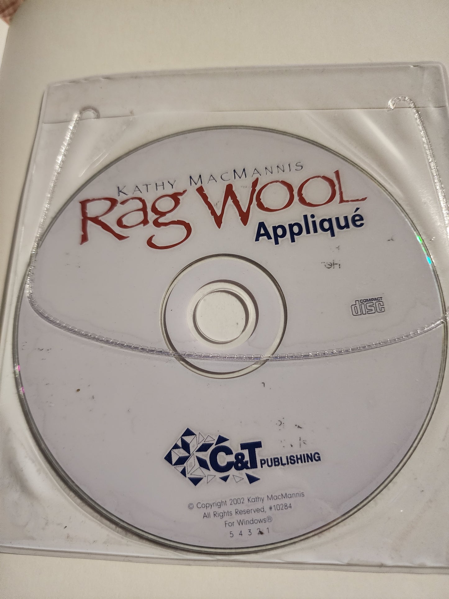 Rag Wool Applique Book by Kathy MacMannis