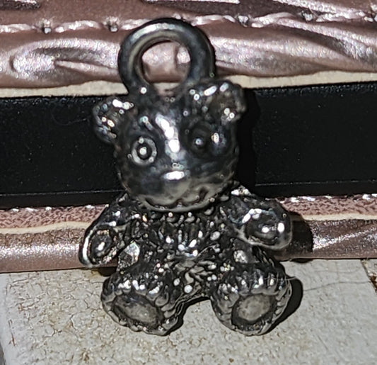 Metal Teddy Bear Charm