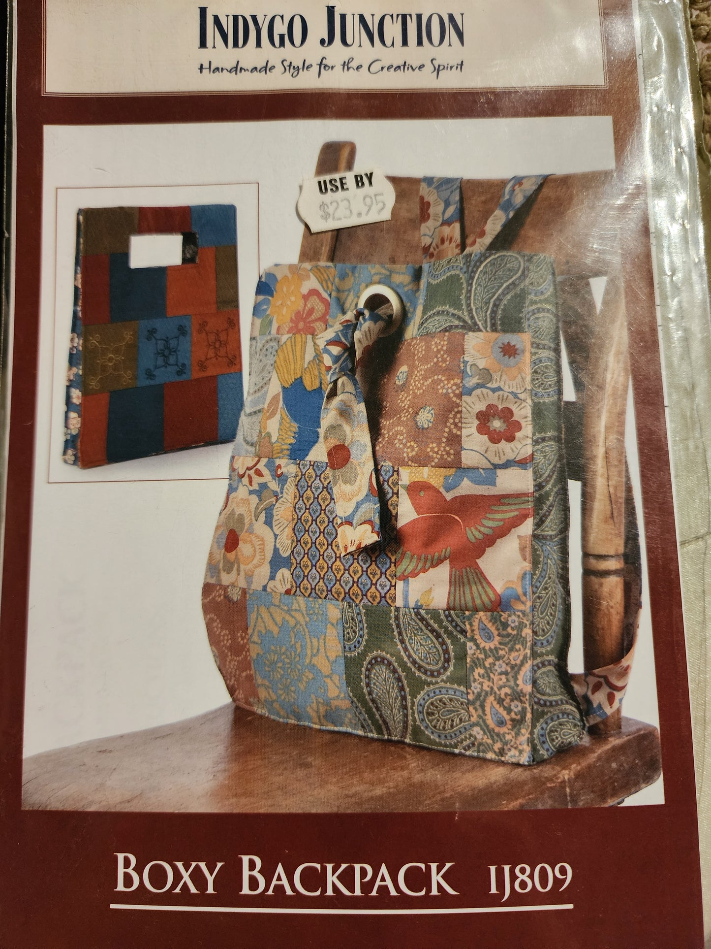 Boxy Backpack Pattern by Indygo Junction IJ809 *