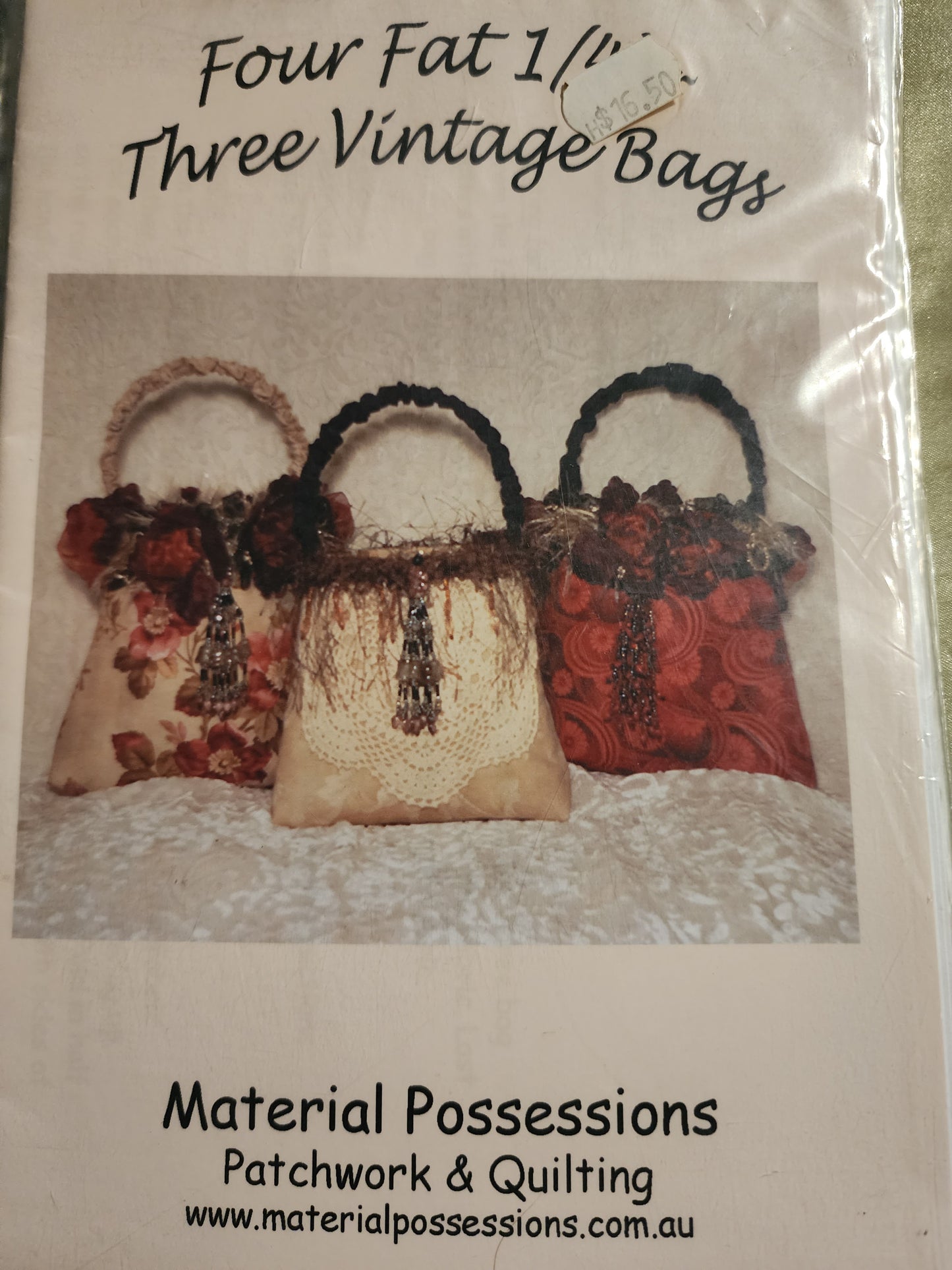 Four Fat 1/4's THREE VINTAGE BAGS by Material Possessions *