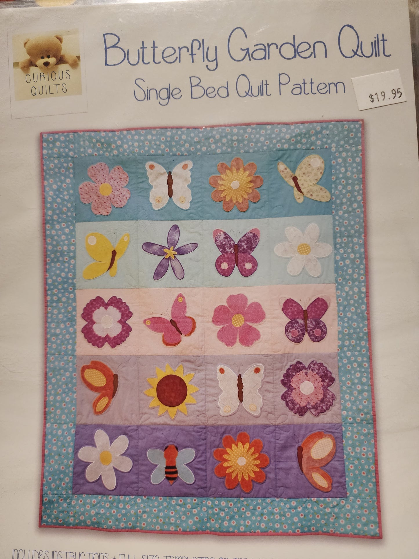 Butterfly Garden Quilt Pattern by Curious Quilts