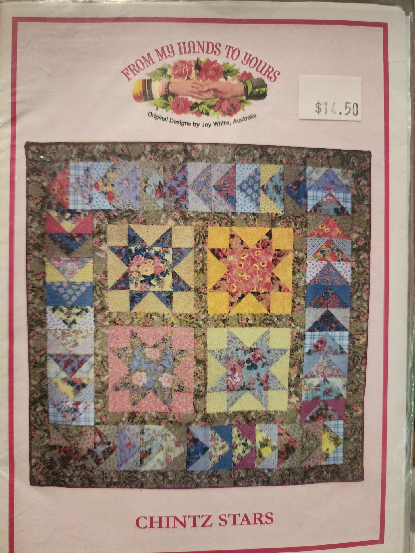 Chintz Stars quilt pattern by From My Hands To Yours *