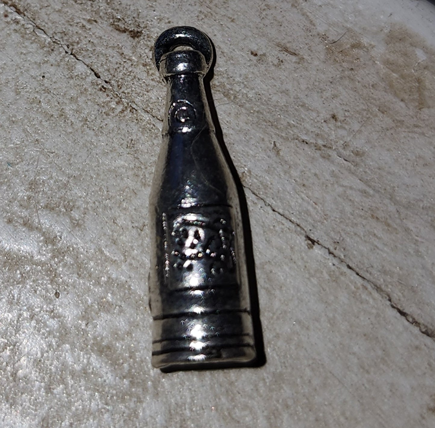 Metal Wine Bottle Charm