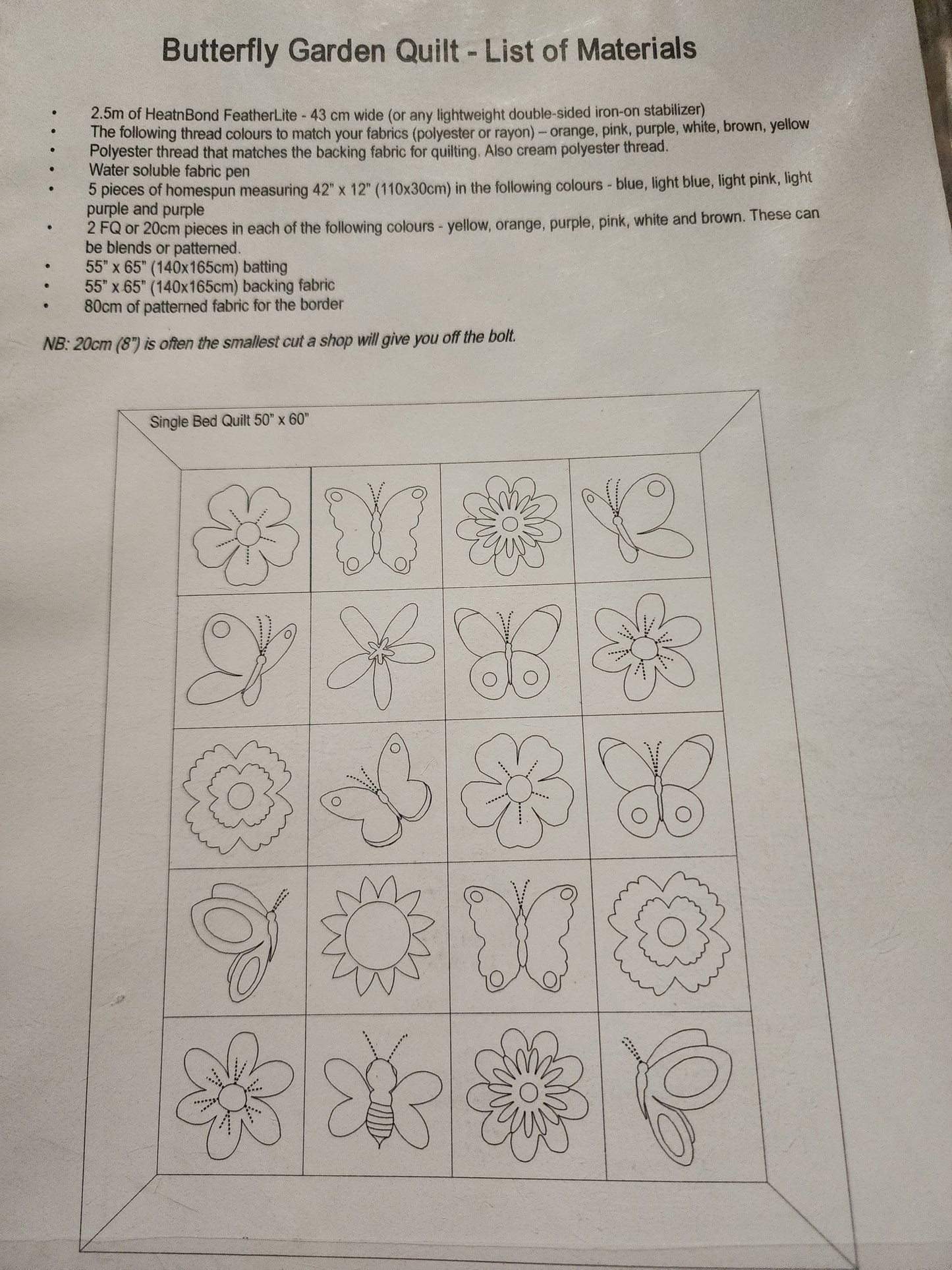 Butterfly Garden Quilt Pattern by Curious Quilts