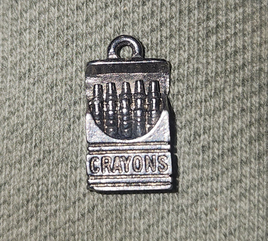 Metal crayons charm
