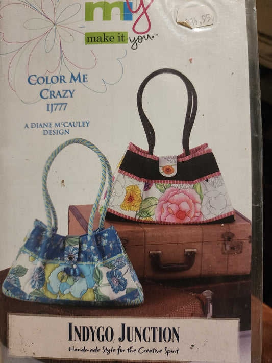 Color Me Crazy bag patterns by Diane McCauley Design (Indygo Junction) *