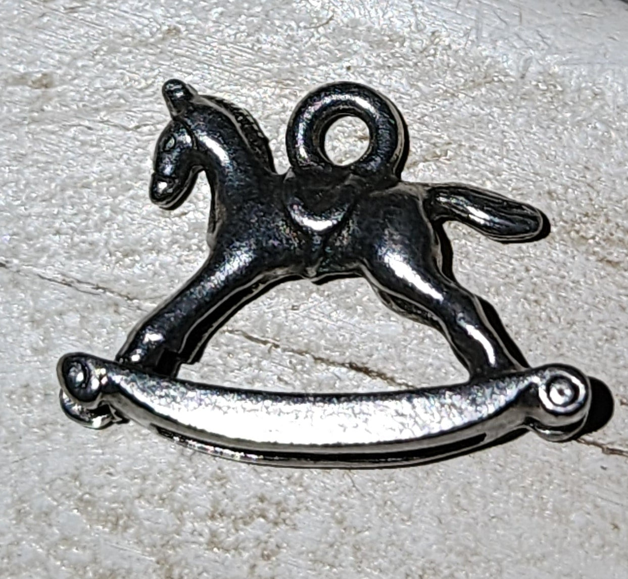 Metal Rocking Horse charm